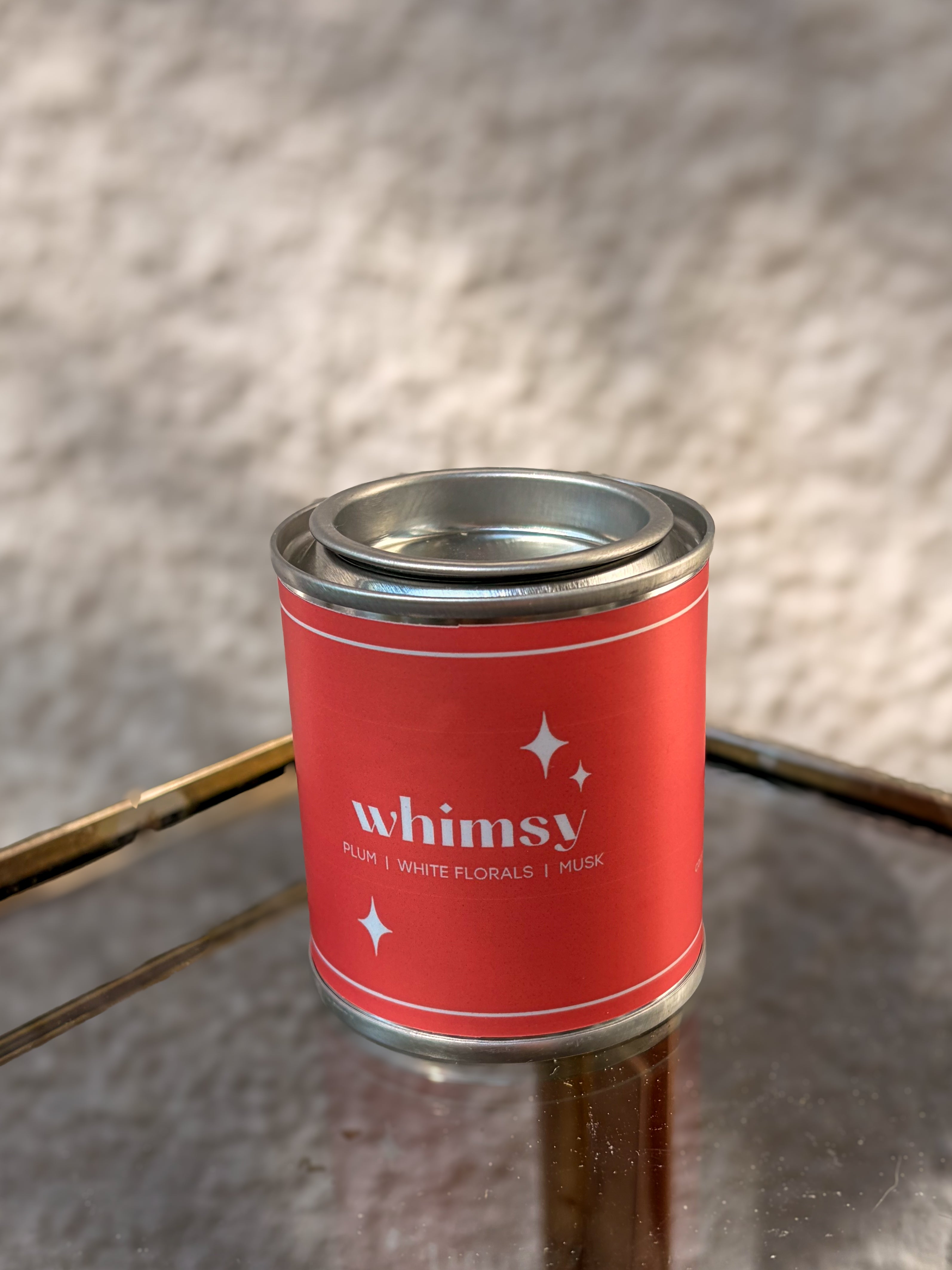 Whimsy Candle | Plum • White Florals • Musk
