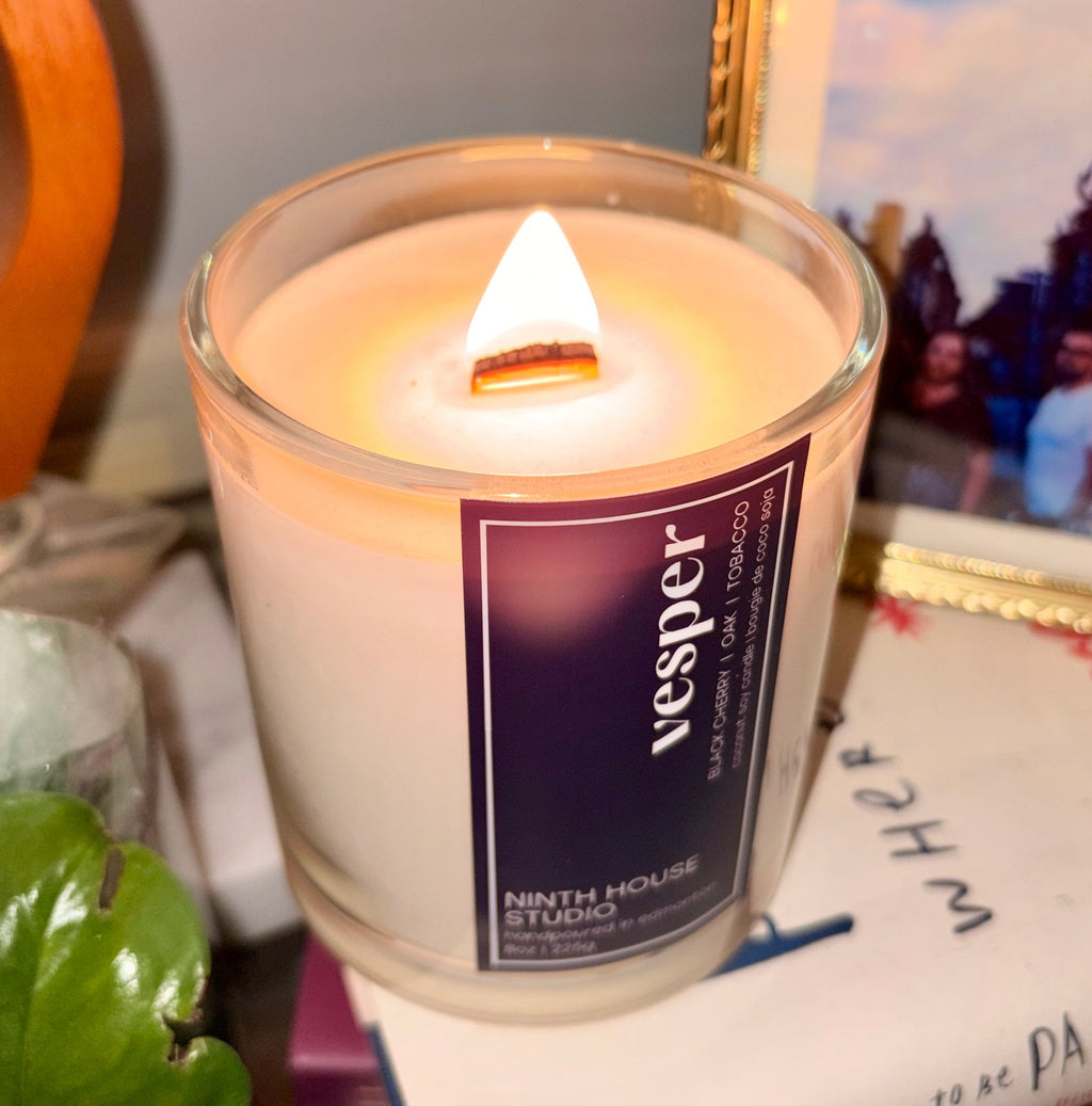 Vesper Candle | Black Cherry • Oak • Tobacco