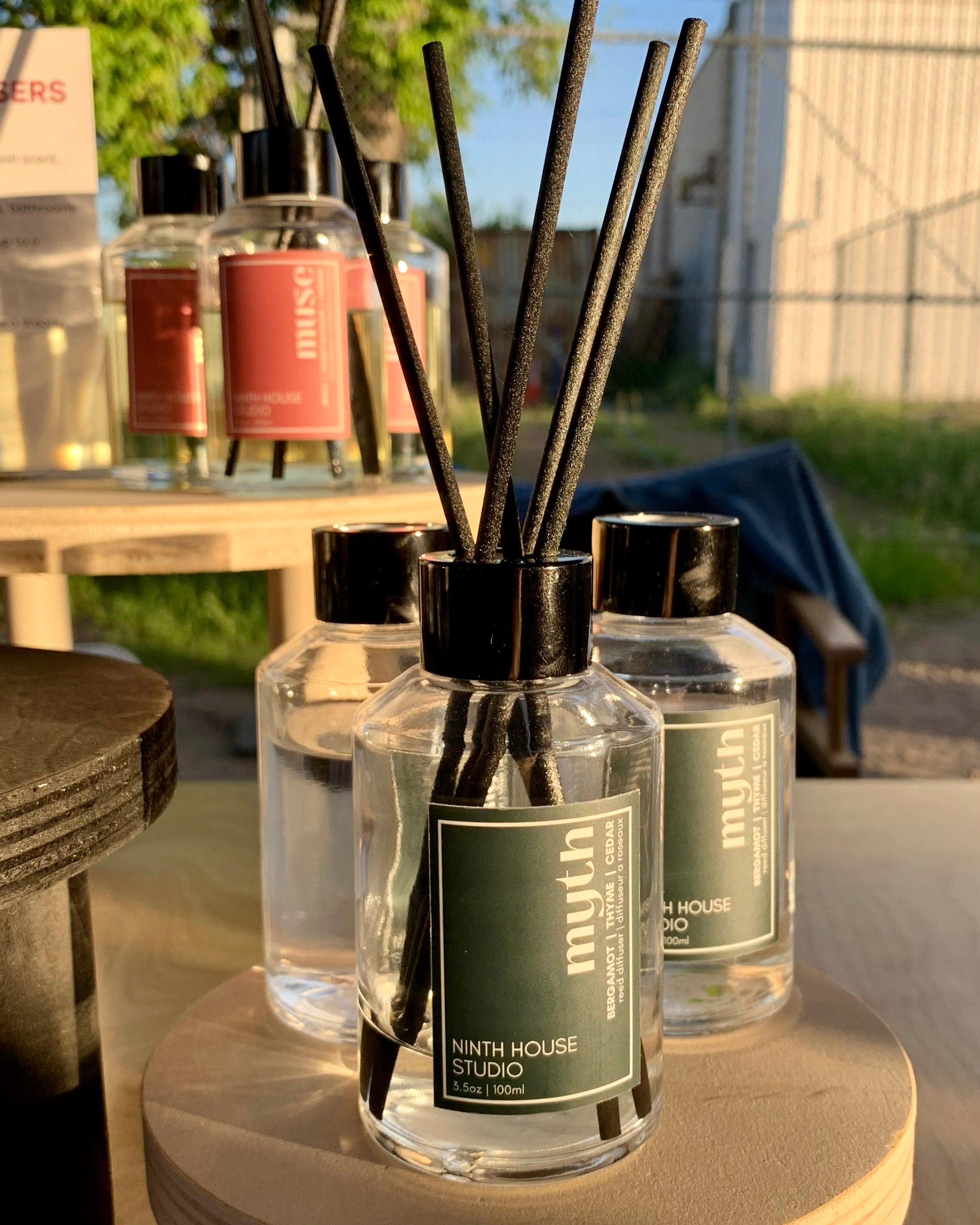 Myth Reed Diffuser | Bergamot • Thyme • Cedar