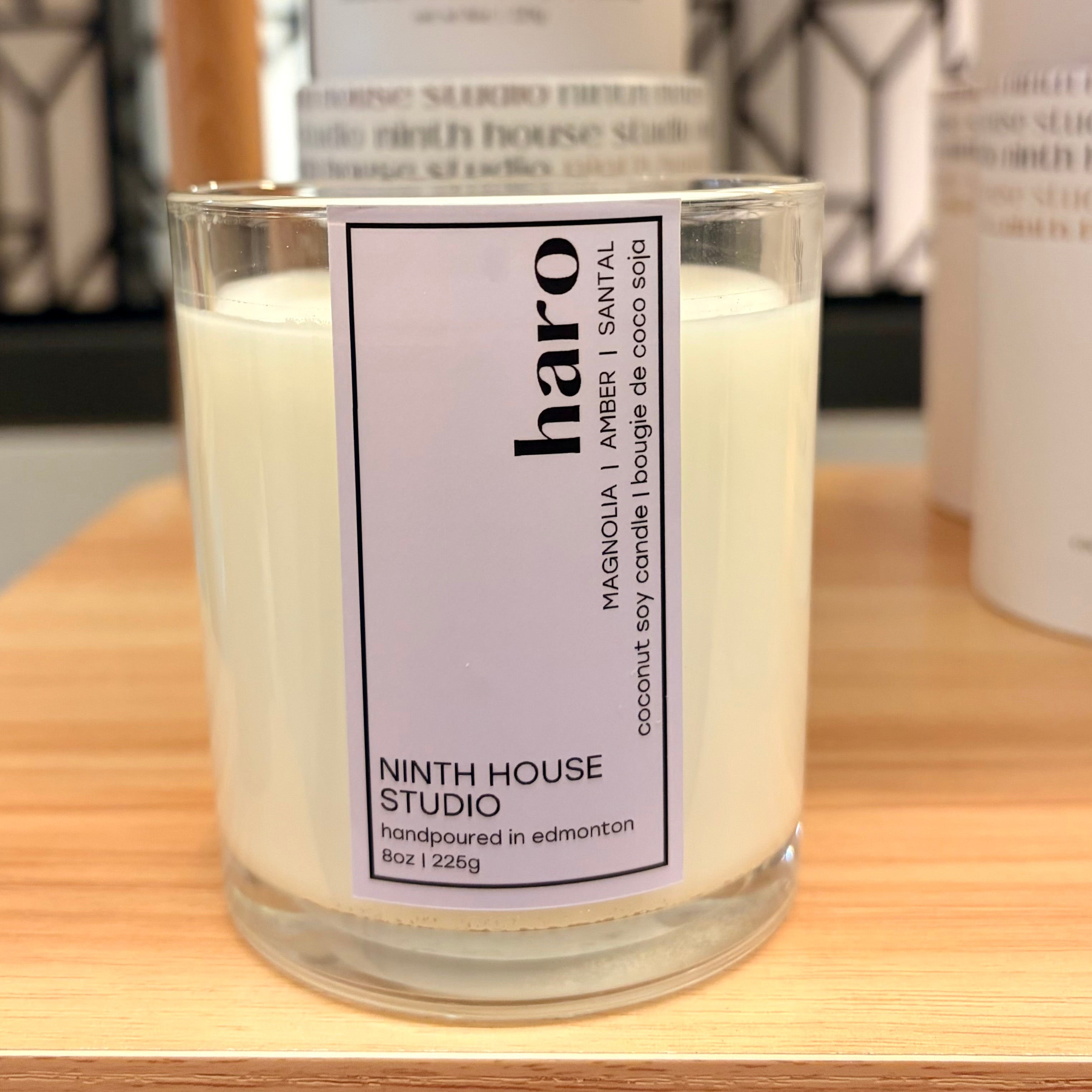 Haro Candle | Magnolia • Amber • Santal