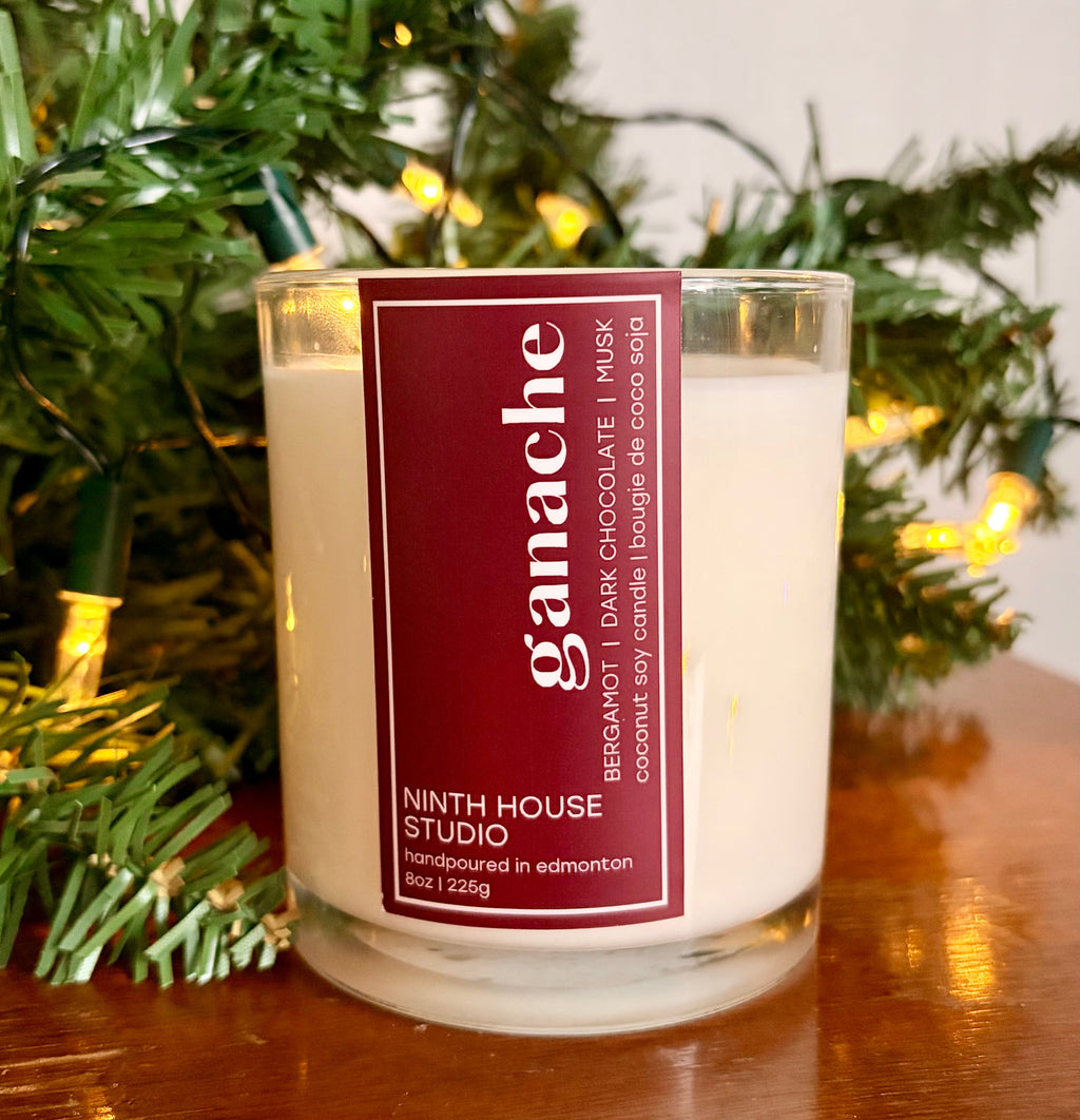 Ganache Candle | Bergamot • Dark Chocolate • Musk