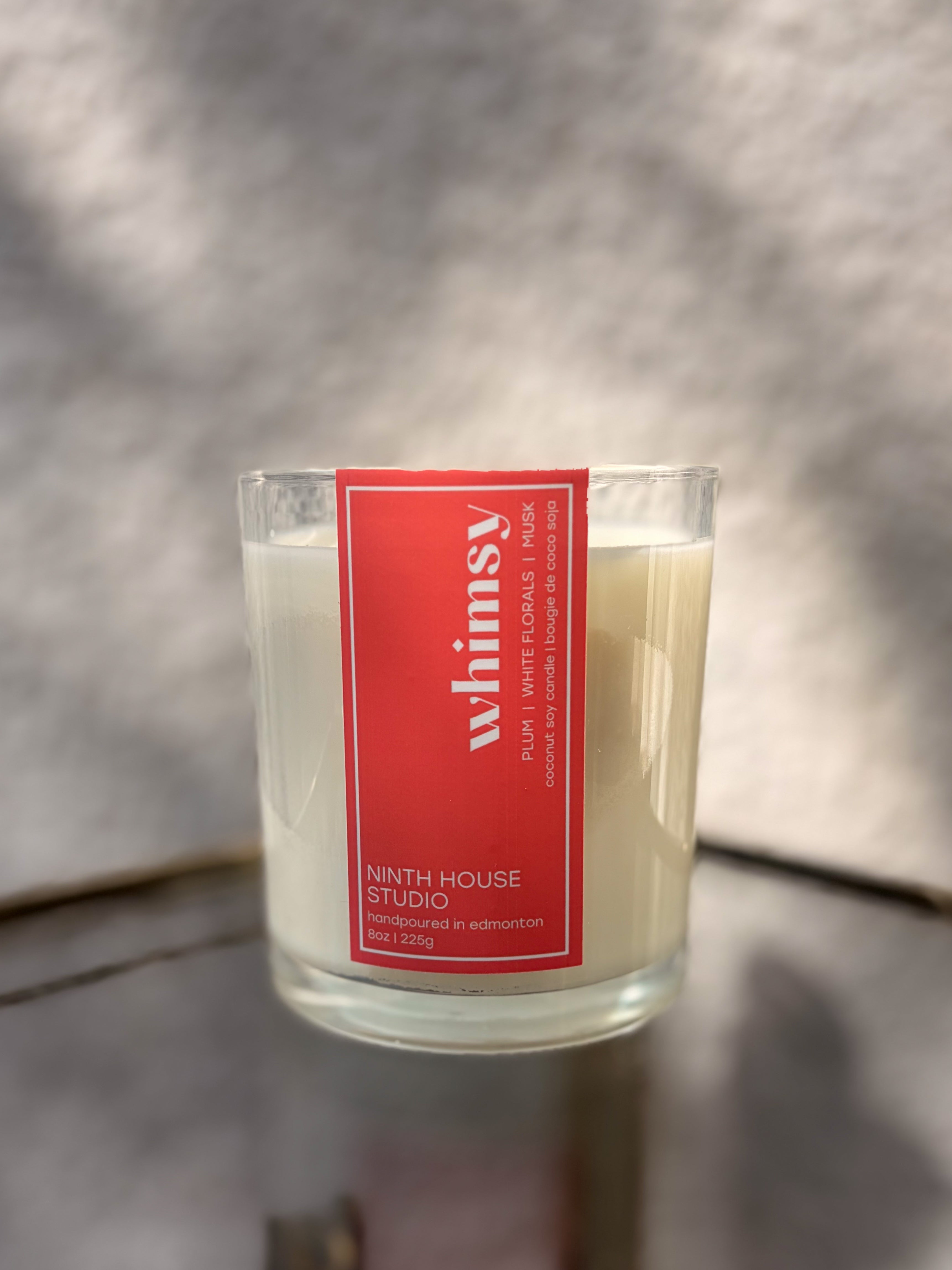 Whimsy Candle | Plum • White Florals • Musk