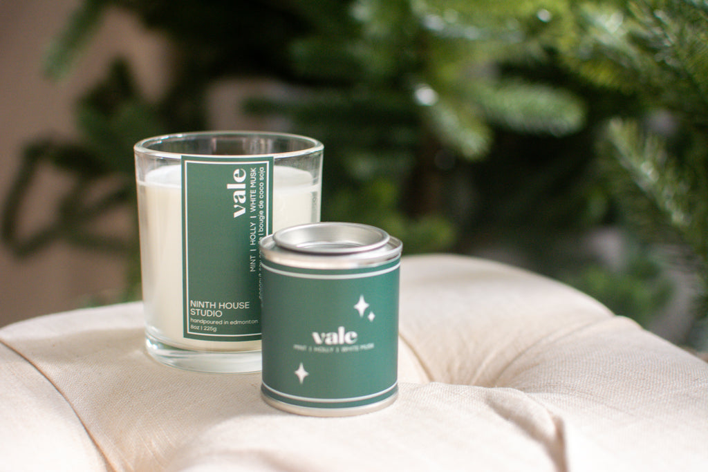 Vale Candle | Mint • Holly • White Musk