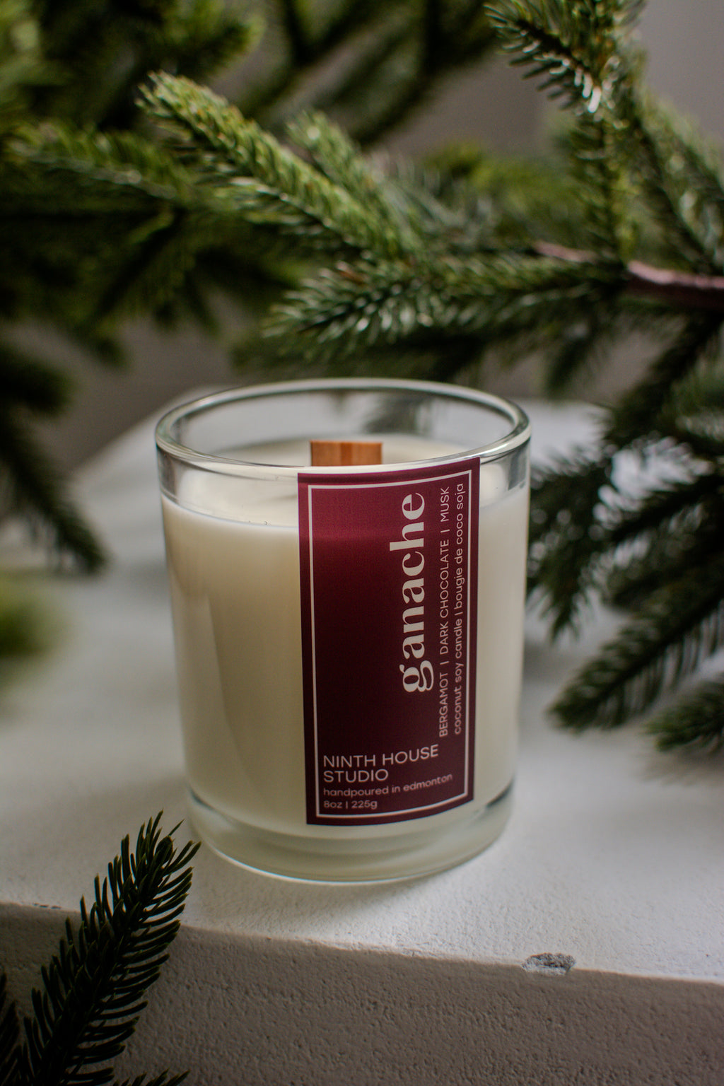 Ganache Candle | Bergamot • Dark Chocolate • Musk