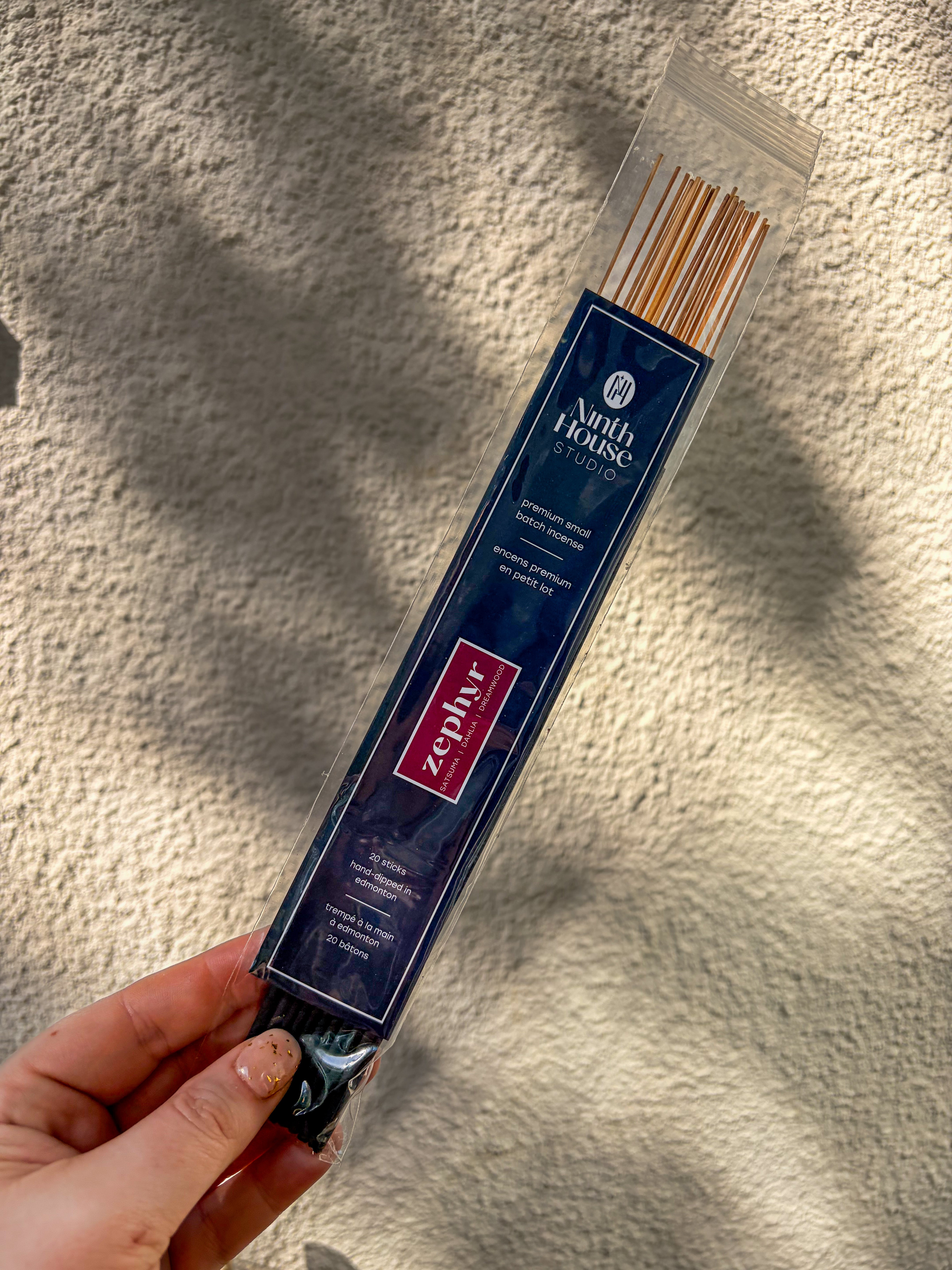 Zephyr Incense | Satsuma • Dahlia • Dreamwood – Ninth House Studio