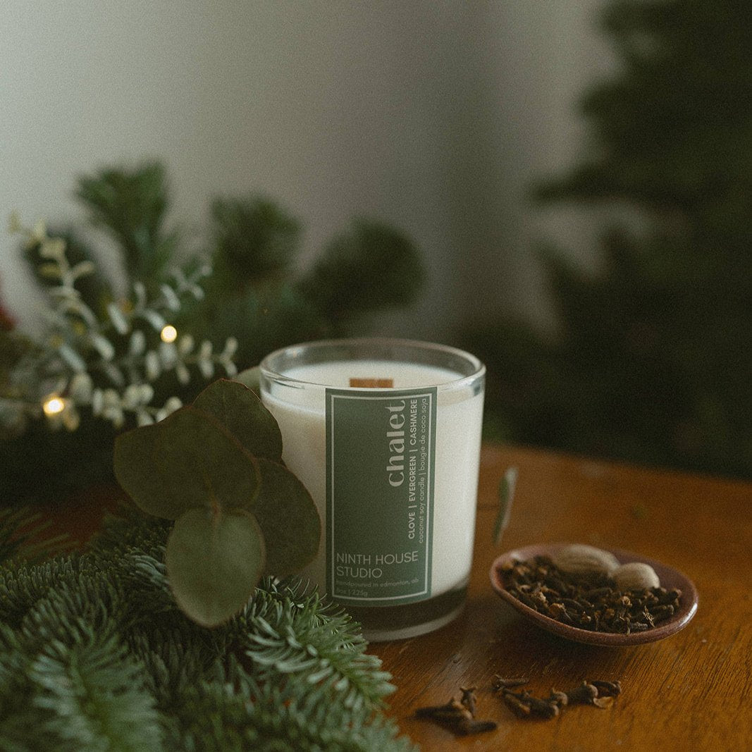 Chalet Candle | Clove • Evergreen • Cashmere