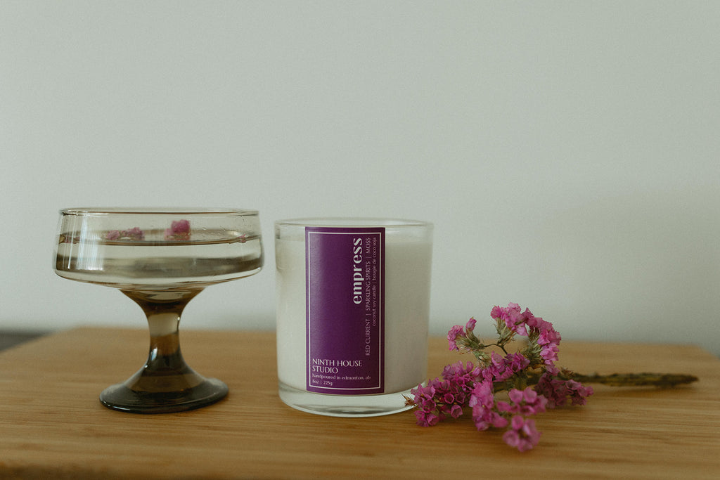 Empress Candle | Red Currant • Sparkling Spirits • Moss
