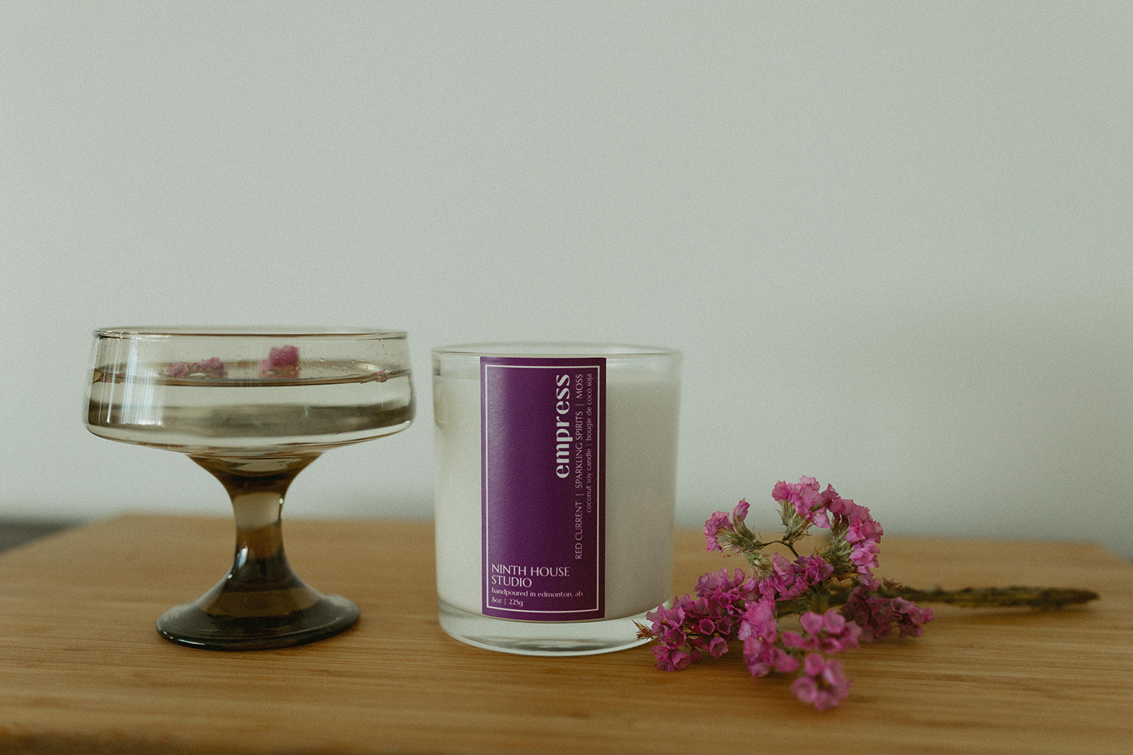 Empress Candle | Red Currant • Sparkling Spirits • Moss