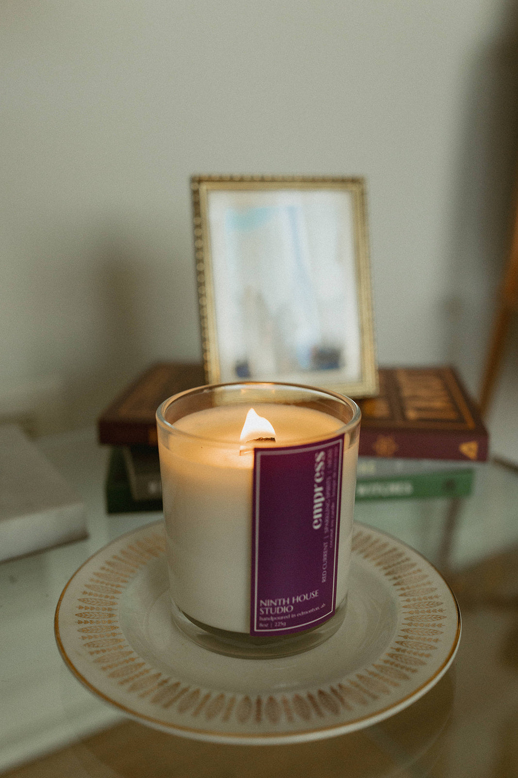 Empress Candle | Red Currant • Sparkling Spirits • Moss